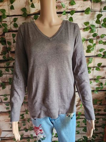 🌸Pull fin gris Camaieu Taille 42 🌸