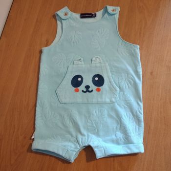 Salopette short 3 mois garçon Sergent Major