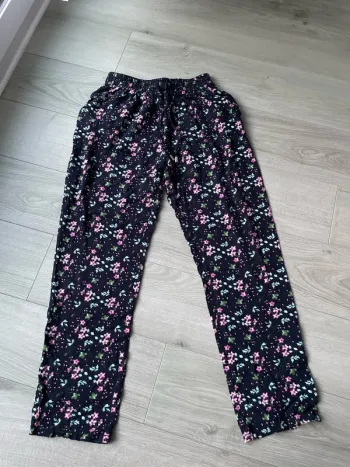 Pantalon léger à fleurs