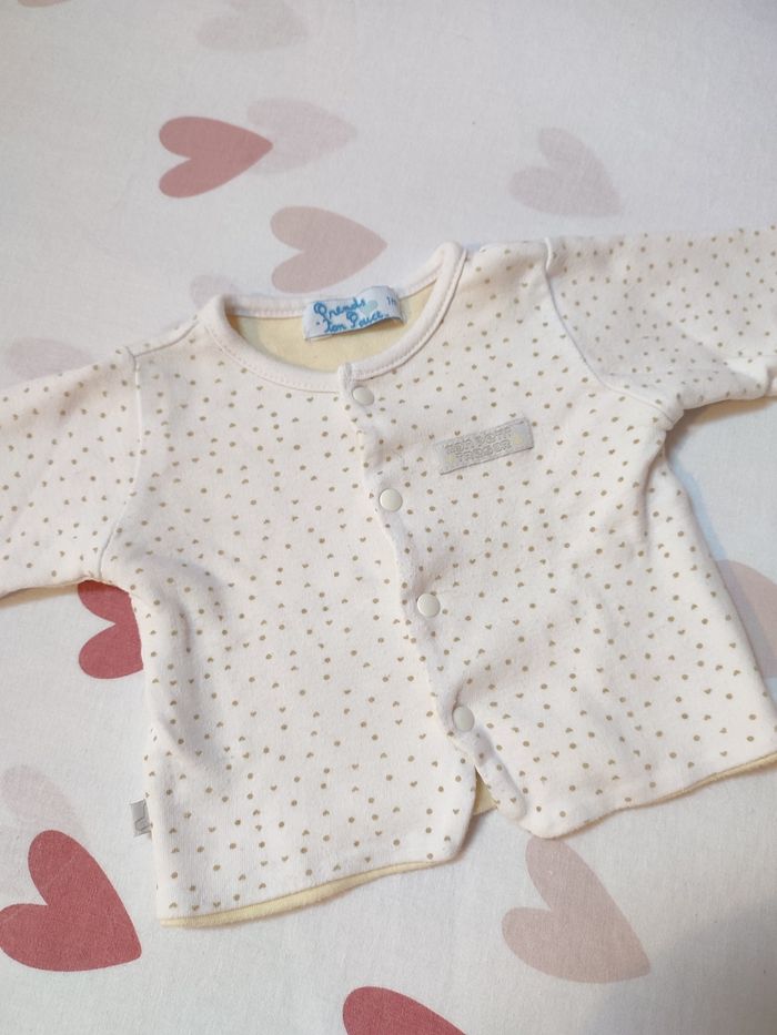 Gilet chaud bébé - 1 mois - Très bon état - Prends ton pouce - photo numéro 3