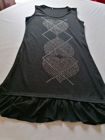 Joli robe légère et agréable lettres brillante