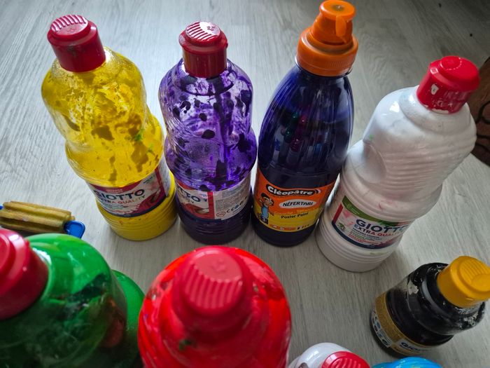 Lot de peinture Giotto et pinceau pour enfants - photo numéro 3