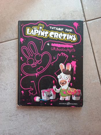 Livre pour enfants Les lapins crétins gribouillages