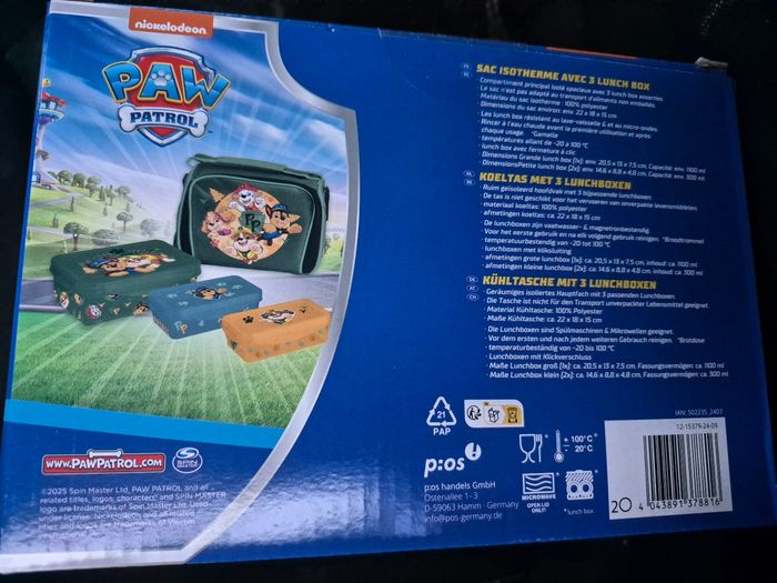 Sac isotherme Pat patrouille - photo numéro 3