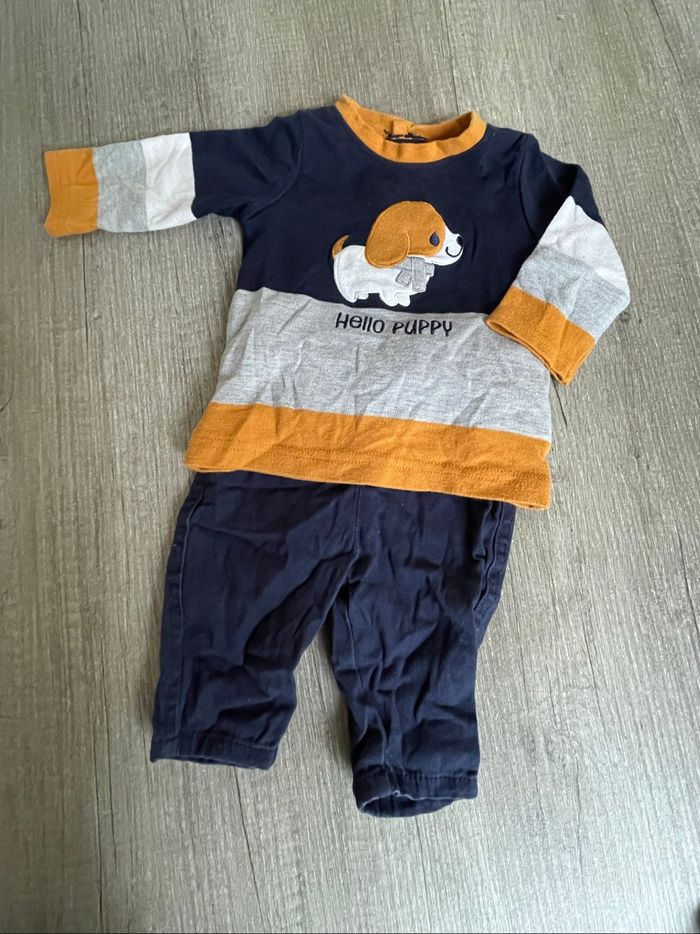 Pantalon + pull 3 mois