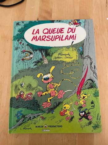 Bande dessinée la queue du marsupilami franquin