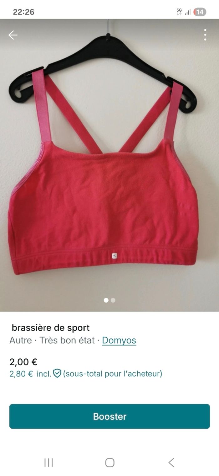 Brassière de sport