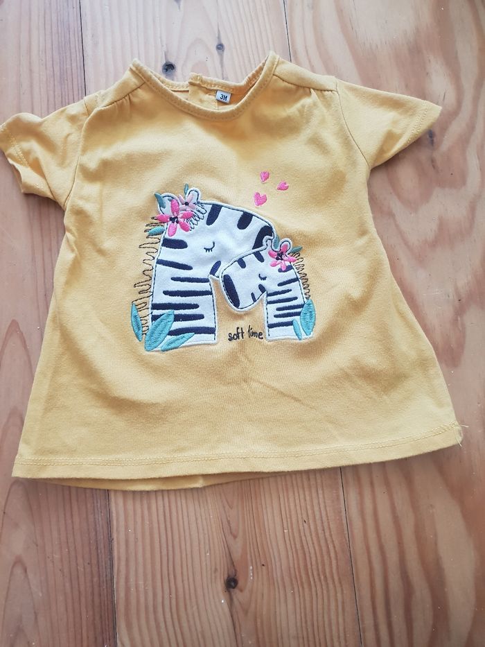 Tee shirt jaune