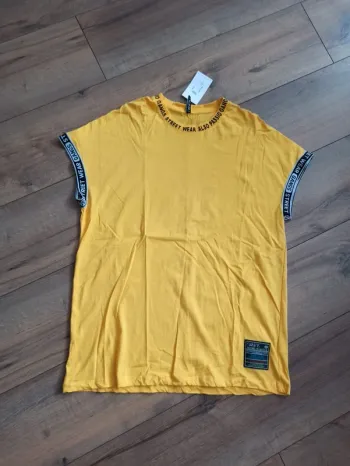T-shirt homme jaune manches courtes taille L Gangs