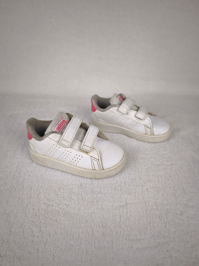 Stan Smith blanche rose Adidas fille pointure 23 - photo numéro 7