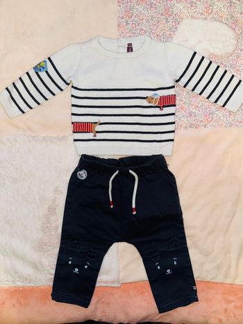 Ensemble pull et pantalon 9 mois