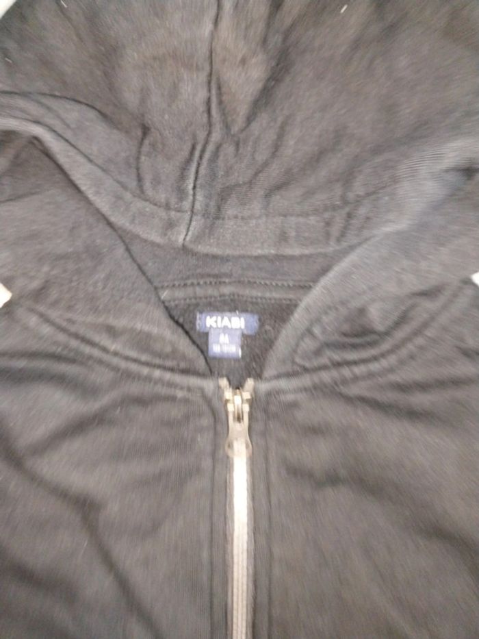 Veste garçon kiabi à capuche noir 8 ans - photo numéro 2