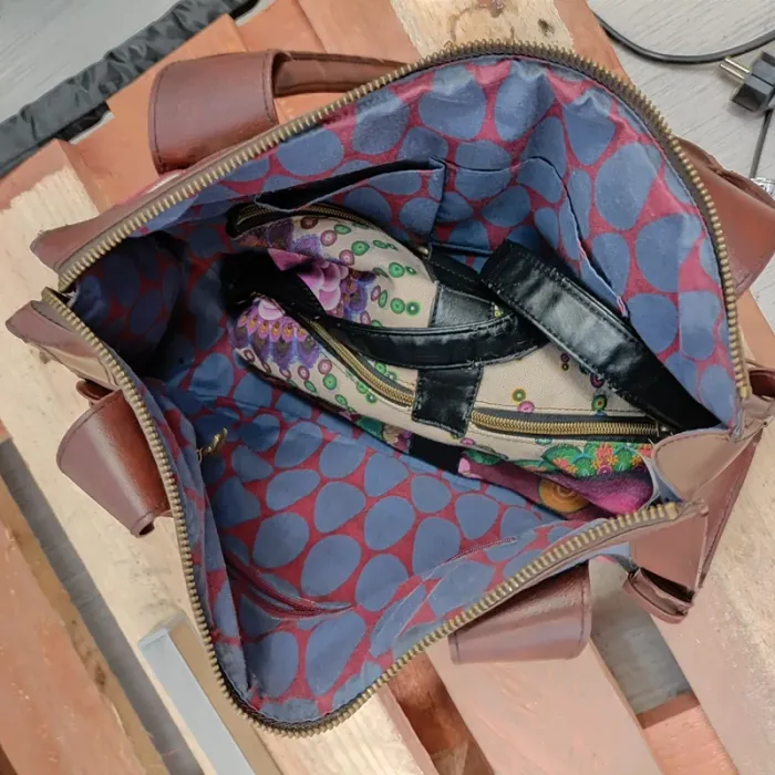 Lot 2 sacs desigual colorés motifs bohème ethnique porté main et bandoulière S041 - photo numéro 8
