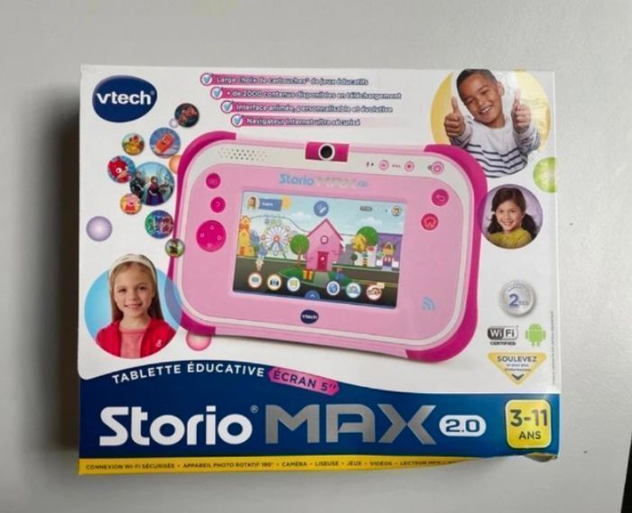 Tablette tactile storio max 2.0 5 rose VTECH