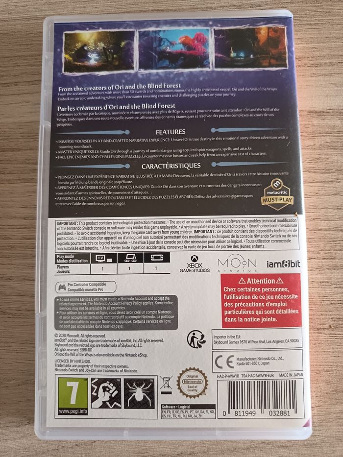 Nintendo Switch Ori and the will of the wips - photo numéro 2