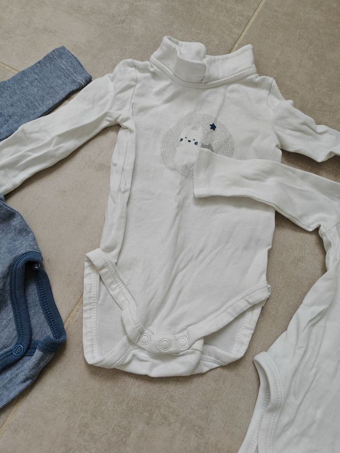 Lot de 3 bodies hiver bébé garçon 3 mois - photo numéro 3