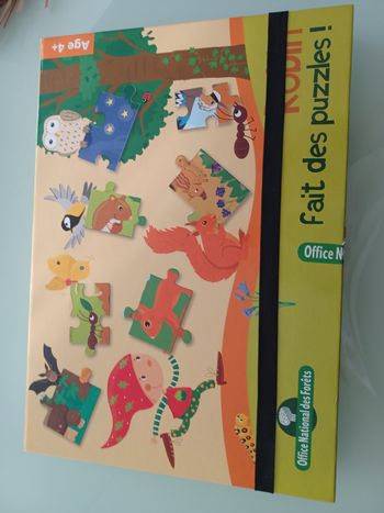 Robin fait des puzzles