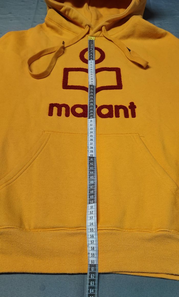 Sweat à capuche Isabel Marant Jaune Moutarde Taille 36 - photo numéro 3