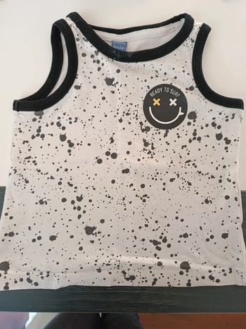 Débardeur smiley 2/3 ans