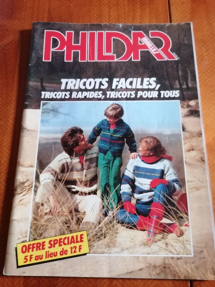 8 livres revues de tricot Phildar - photo numéro 3