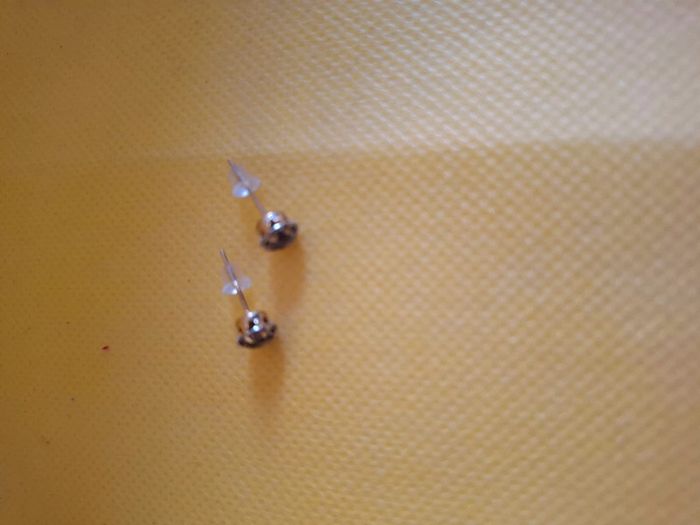 Puces d oreilles neuves avec etiquette acier inoxydable mixte dorées - photo numéro 4