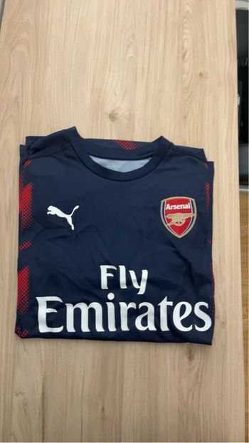 Maillot Arsenal FC Puma - "Fly Emirates" - Bleu Marine/Rouge - Taille L