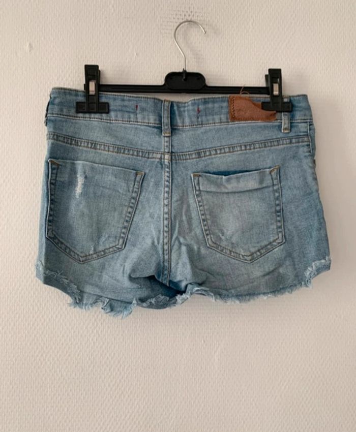 Short en jeans bleu femme taille 38 - photo numéro 3