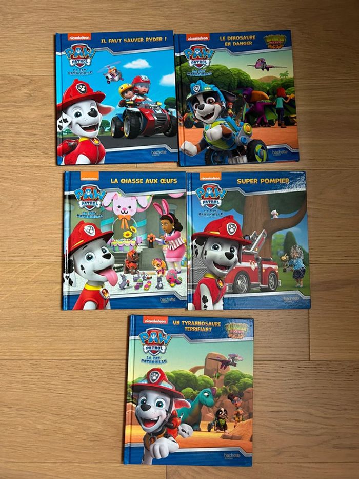 Lot de 5 livres Pat Patrouille