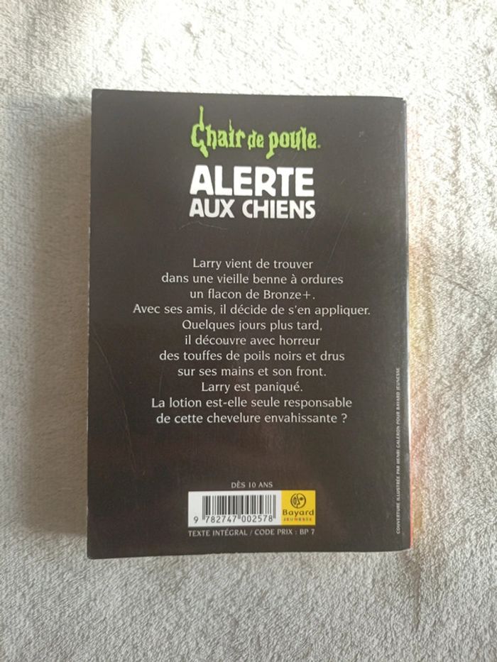 Chair de poule alerte aux chiens - photo numéro 2