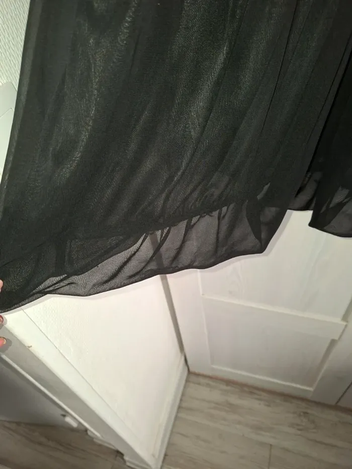 Débardeur noir voile - photo numéro 2