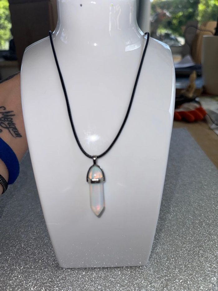 Sublime, collier, pierre naturelle, opale