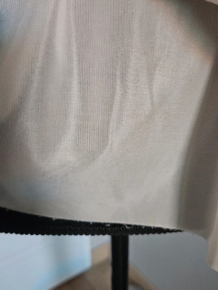 Top Naf Naf bicolore beige et écru taille 38 - photo numéro 5