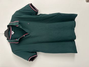 polo vert manche courte