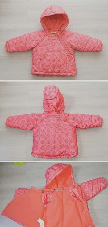 Manteau doudoune doublé polaire In Extenso 6 mois