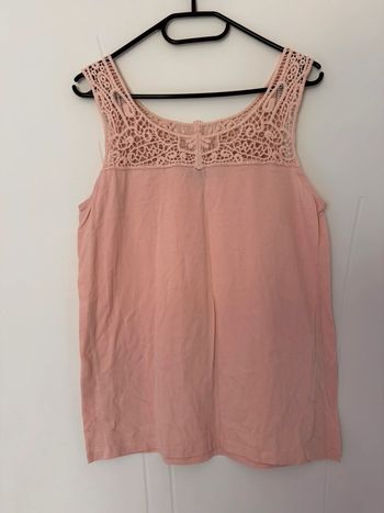 Débardeur rose poudré – Taille L