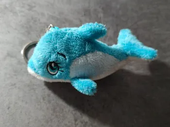 Porte clé peluche dauphin