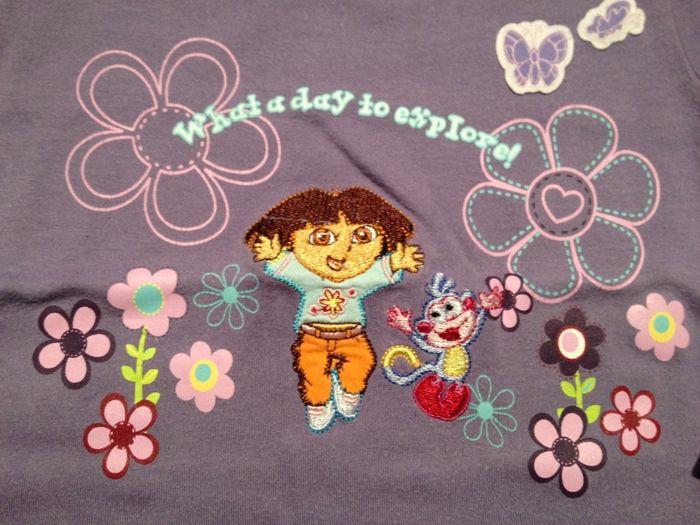 Tee shirt dora 4ans - photo numéro 2