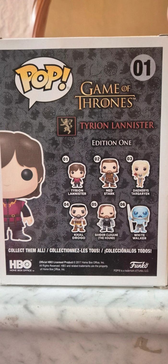 Pop Tyrion Lannister neuve - photo numéro 3