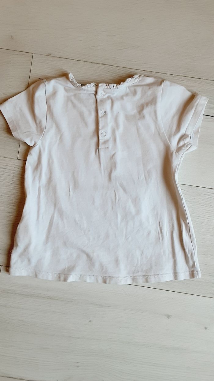 Vêtement fille tee-shirt manches courtes Obaïbi lion 3 ans - photo numéro 3