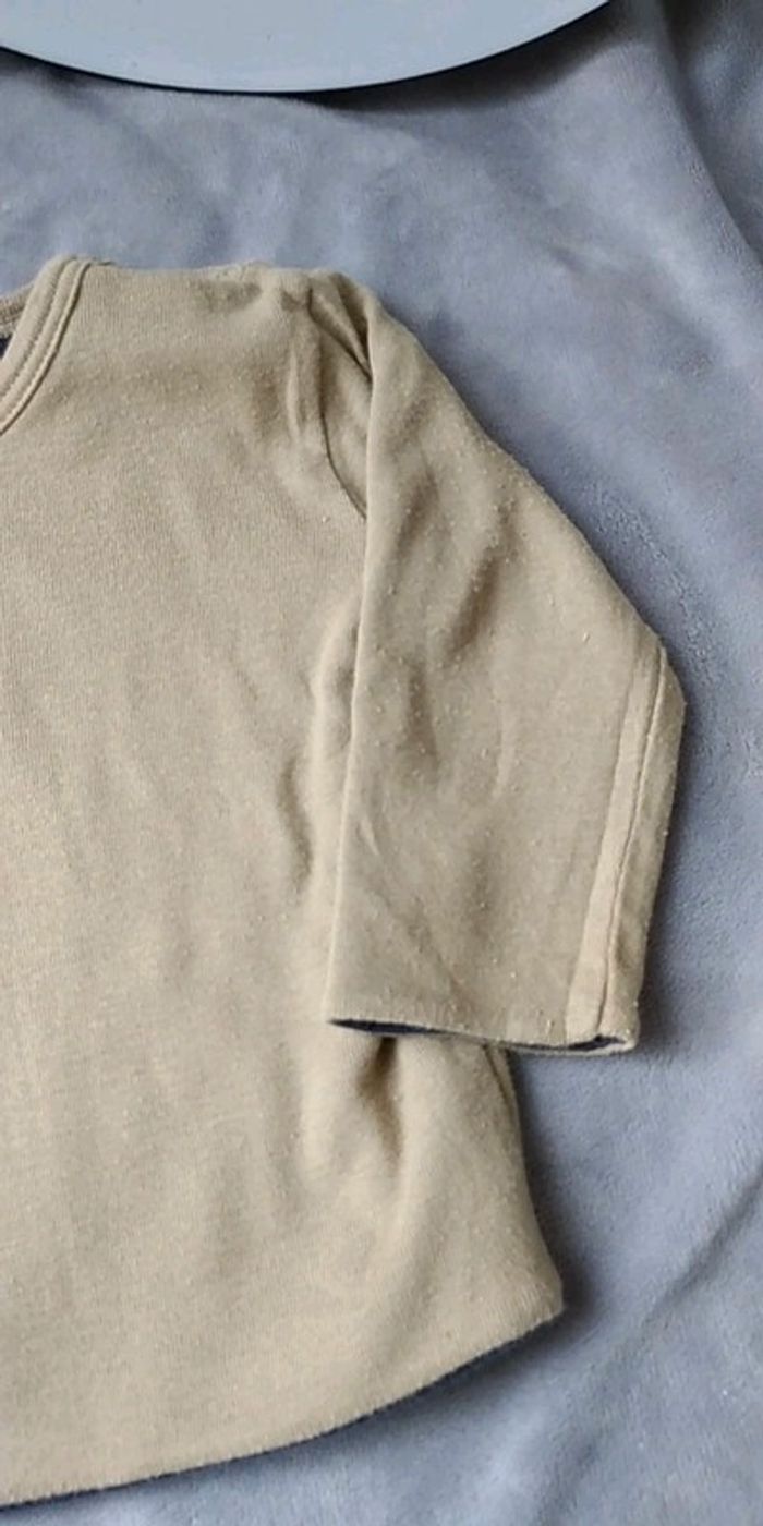 Tee shirt épais manches longues réversible Garçon 6 mois Petit bateau - photo numéro 12