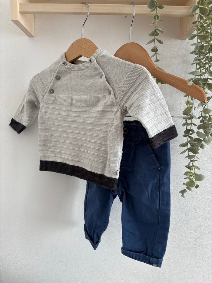 Pull Obaïbi + pantalon Kiabi