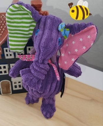 Les Deglingos Doudou éléphant Sandykilos 