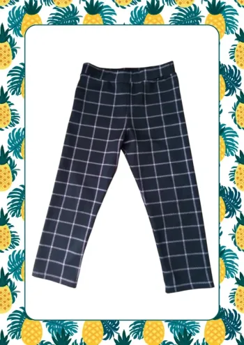 Pantalon à carreaux