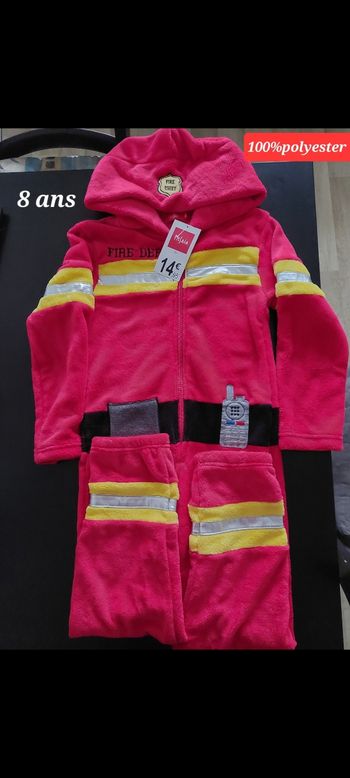 Combi pyjama garçon 8ans