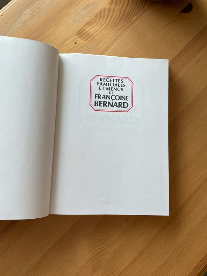 Livre Recettes familiales et Menus de Francoise - photo numéro 4
