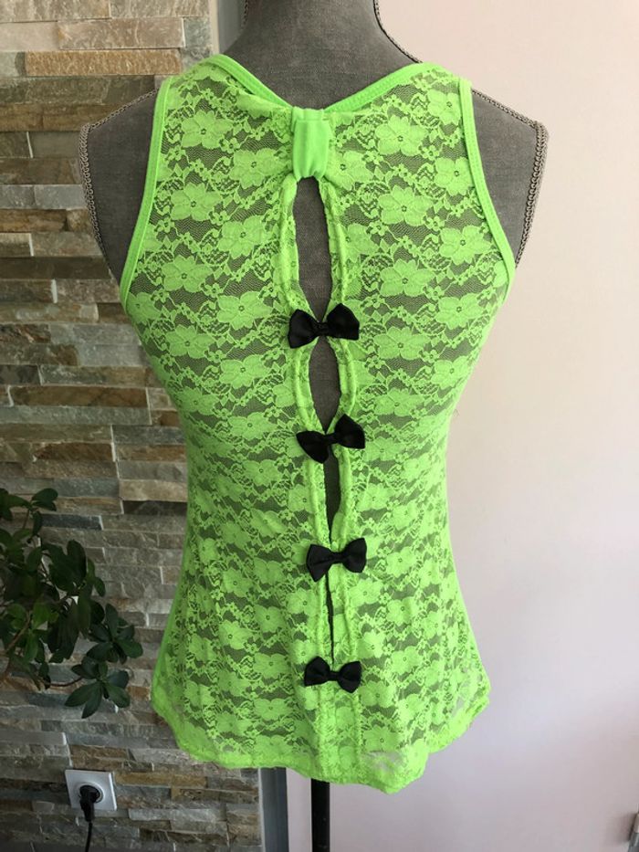 Débardeur vert fluo 36 - photo numéro 2