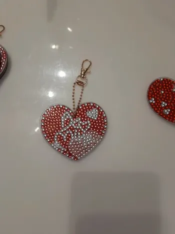 Porte clé coeur