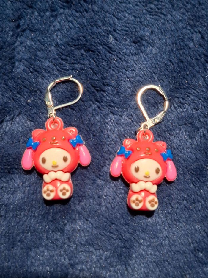 Boucles d'oreilles Kuromi - photo numéro 2