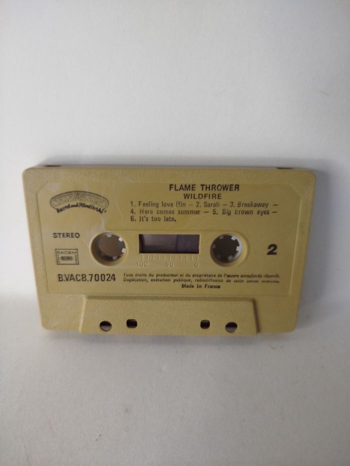 Wildfire - Flamethrower - Cassette audio - photo numéro 8