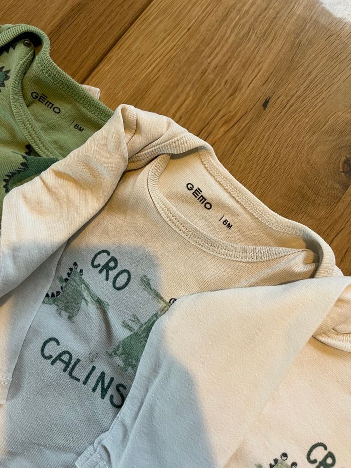 Lot bodies manches longues, jumeaux ou non - photo numéro 10